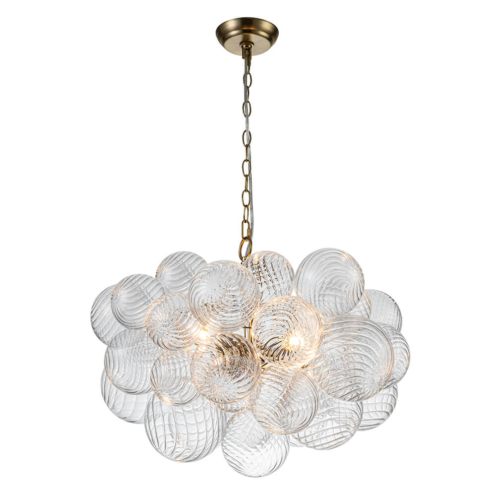 Stellia Bubble Art Brass Chandelier - Lamp Copper
