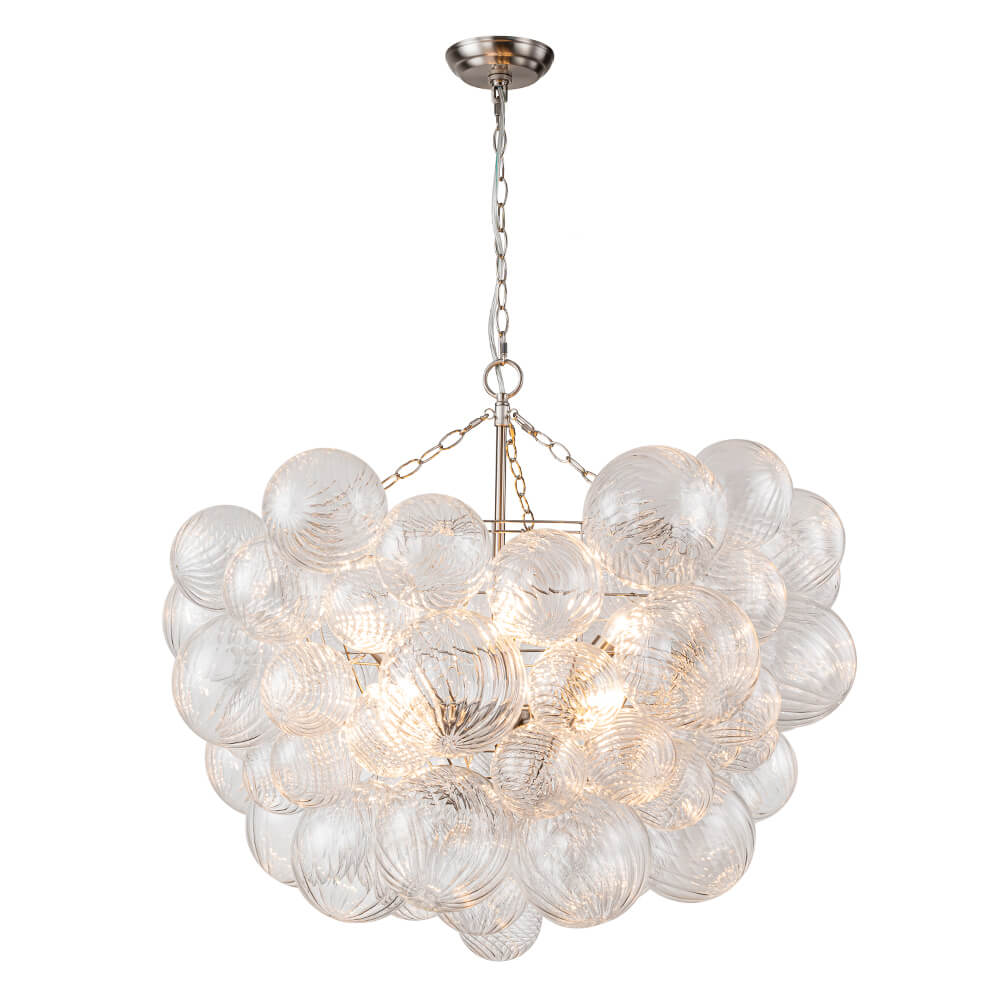Stellia Bubble Art Brass Chandelier - Lamp Copper