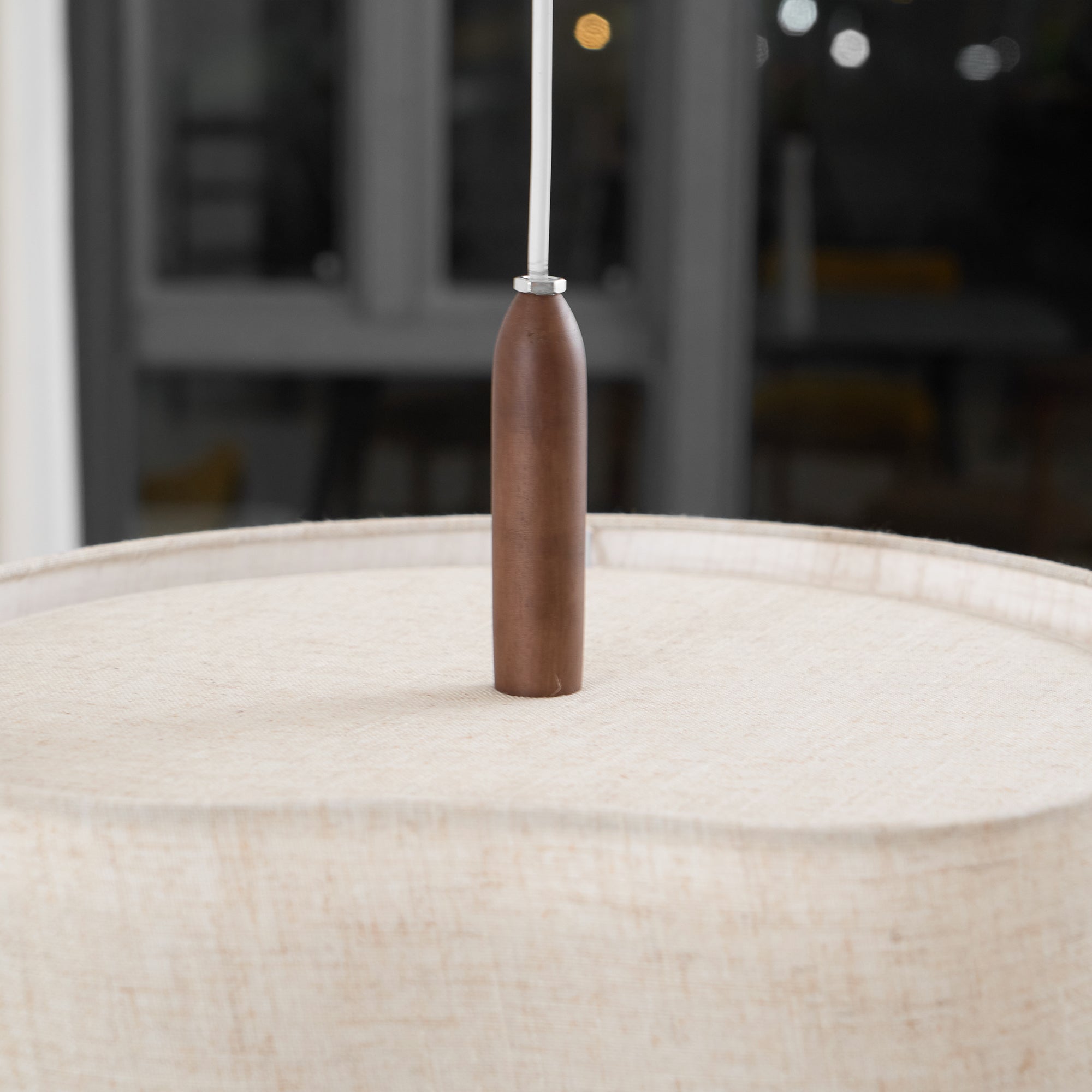 Altheus Premium Nordic Pebble Fabric Metal Pendant Lamp - Lamp Copper