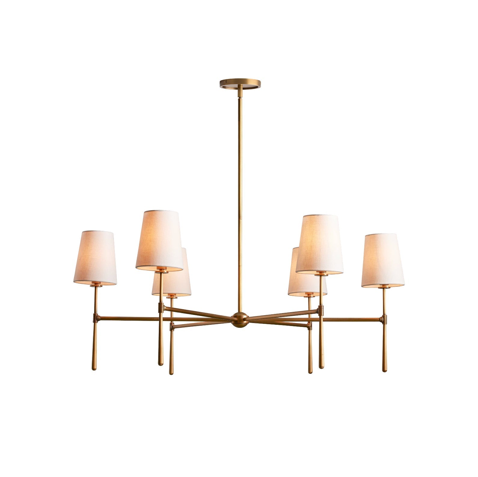 Varenne Round Chandelier - Lamp Copper