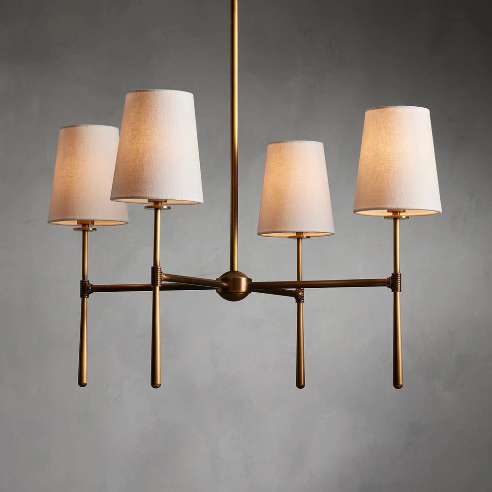 Varenne Round Chandelier - Lamp Copper