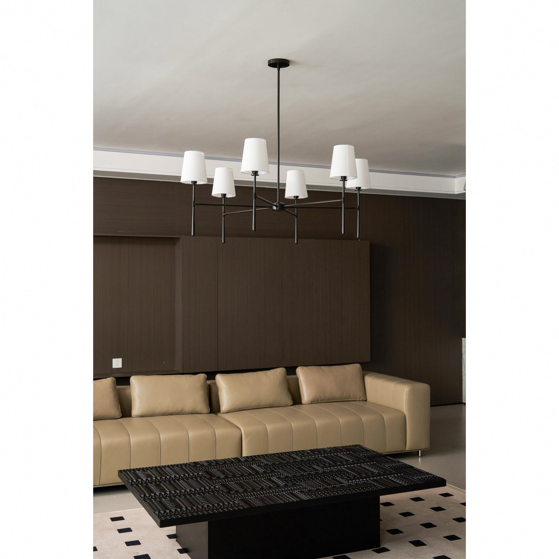 Varenne Round Chandelier - Lamp Copper