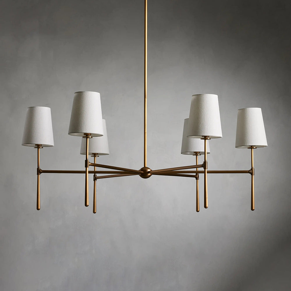 Varenne Round Chandelier - Lamp Copper