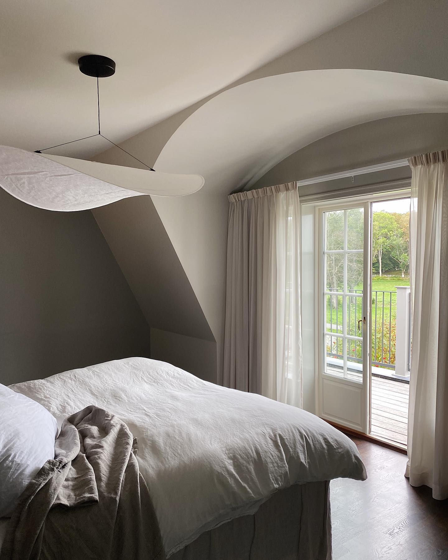 Elsolir Modern Minimalist Paper Pendant Lamp - Lamp Copper