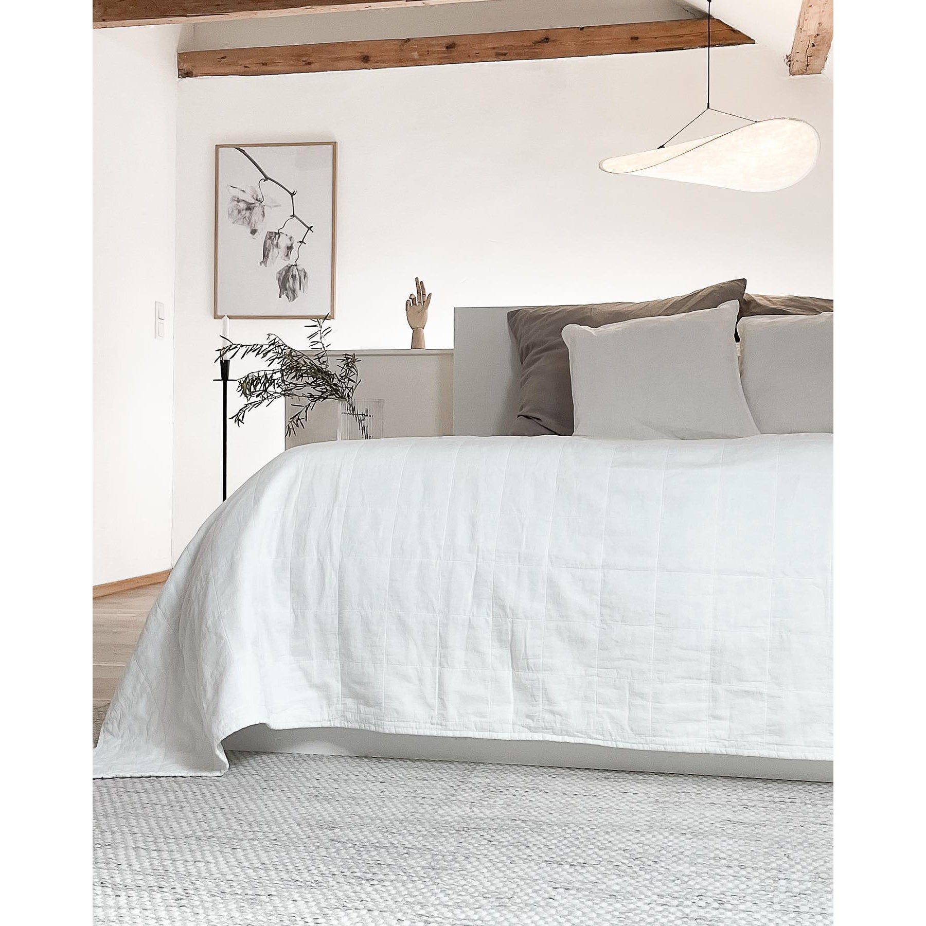 Elsolir Modern Minimalist Paper Pendant Lamp - Lamp Copper