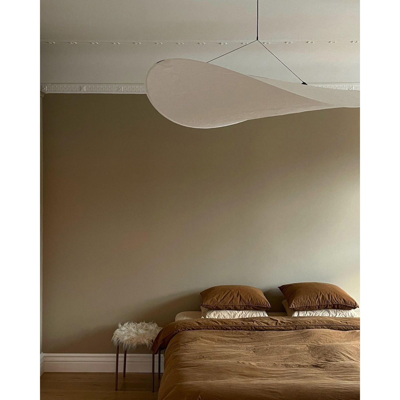 Elsolir Modern Minimalist Paper Pendant Lamp - Lamp Copper