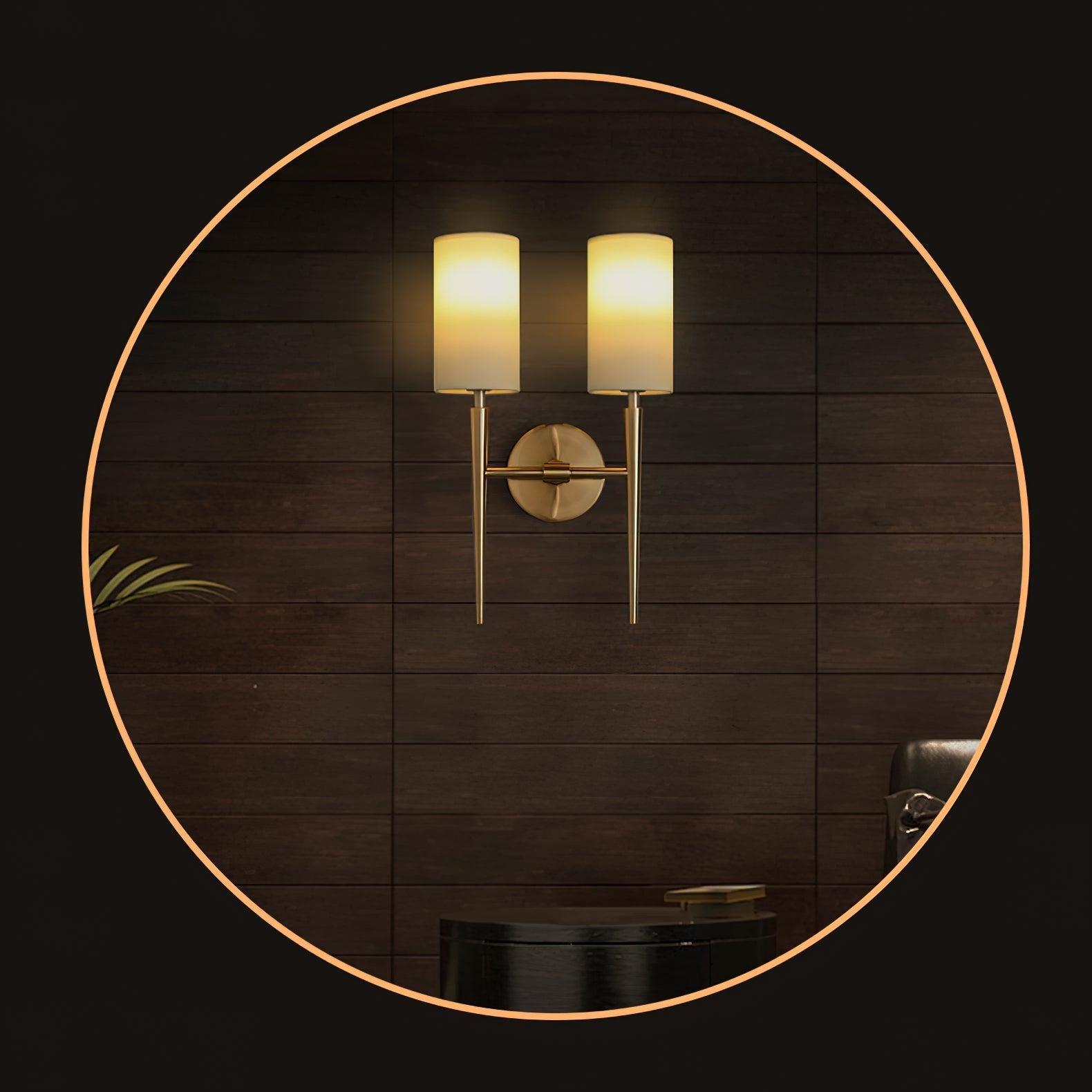 Ulnorisra Modern Minimalist Metal Wall Lamp - Lamp Copper