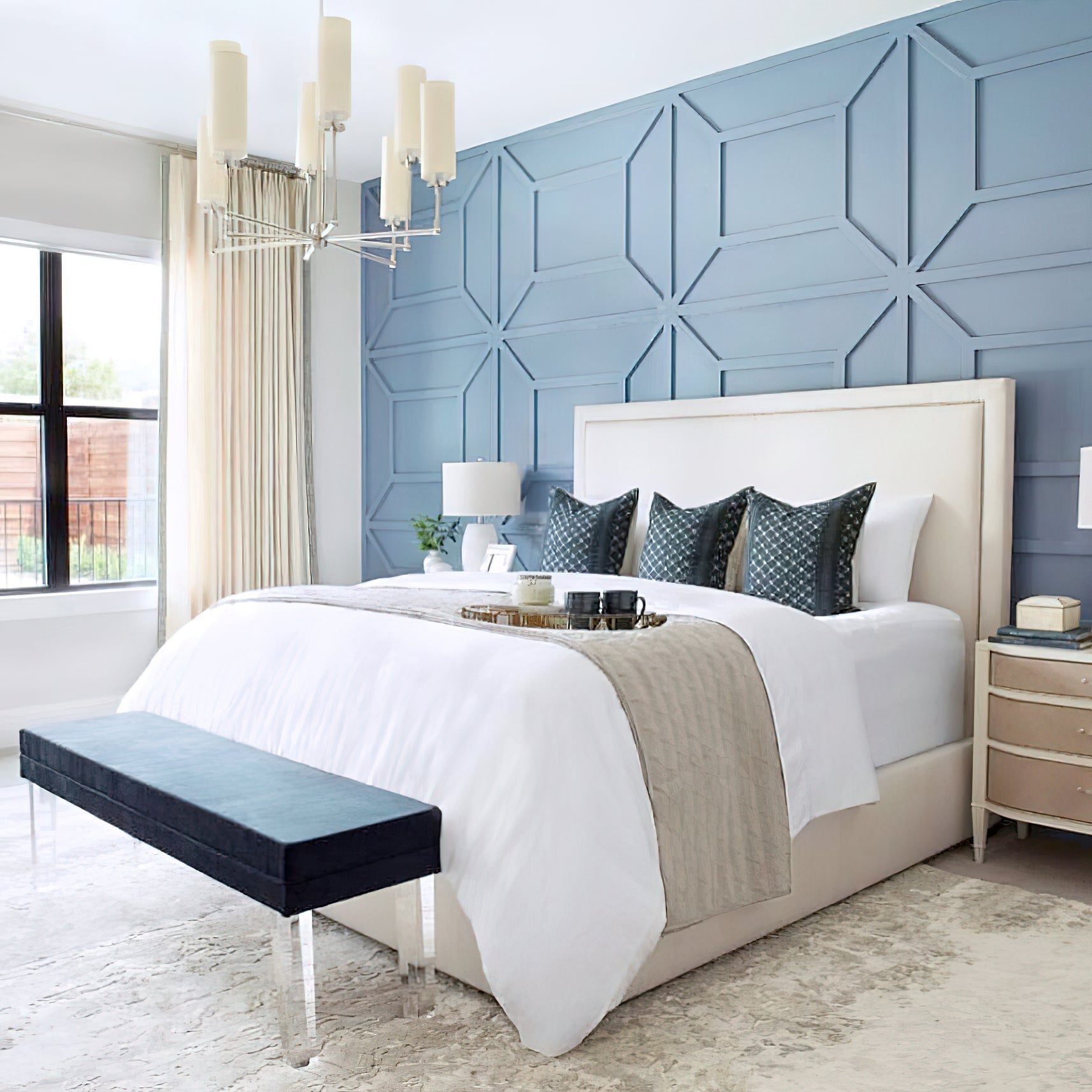 Eraeiel Postmodern Luxury Brass Fabric Chandelier - Lamp Copper