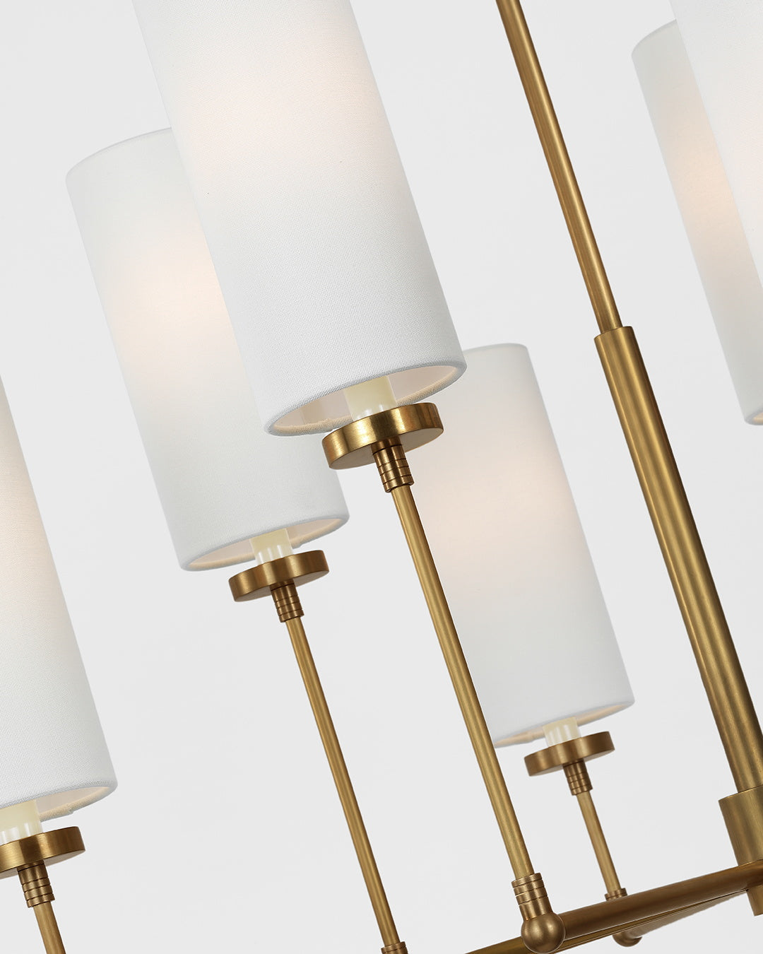 Eraeiel Postmodern Luxury Brass Fabric Chandelier - Lamp Copper