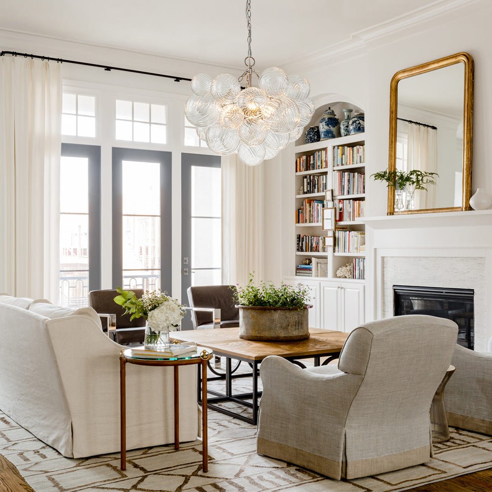 Stellia Bubble Art Brass Chandelier - Lamp Copper