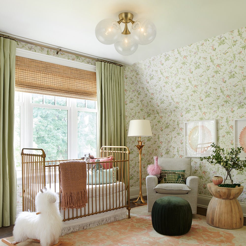 Tinduvox Cloud Opaque Glass Ceiling Light - Lamp Copper