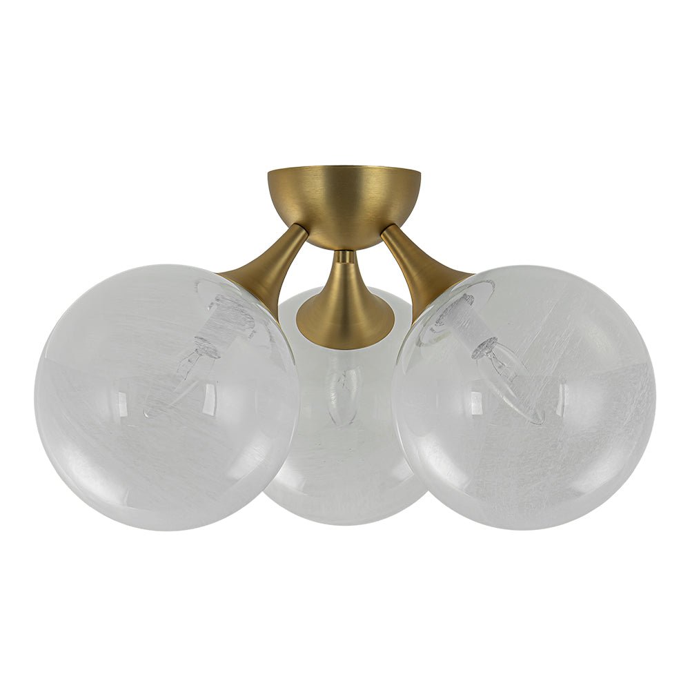 Tinduvox Cloud Opaque Glass Ceiling Light - Lamp Copper