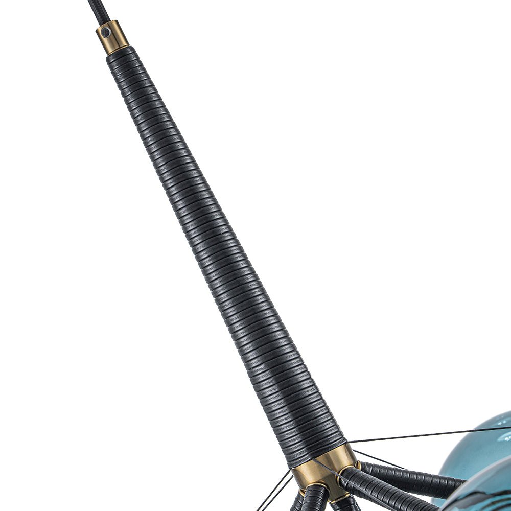 Elvora Modern Glass Chandelier - Lamp Copper