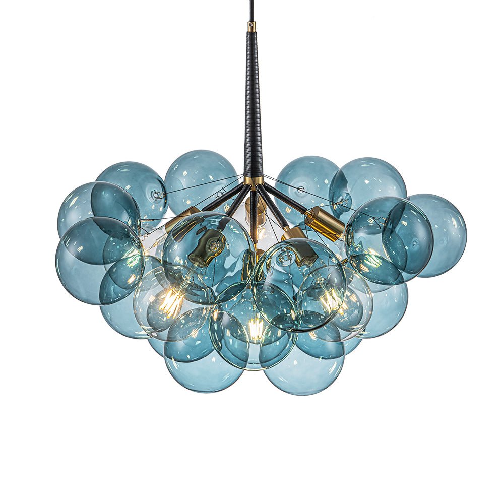 Elvora Modern Glass Chandelier - Lamp Copper
